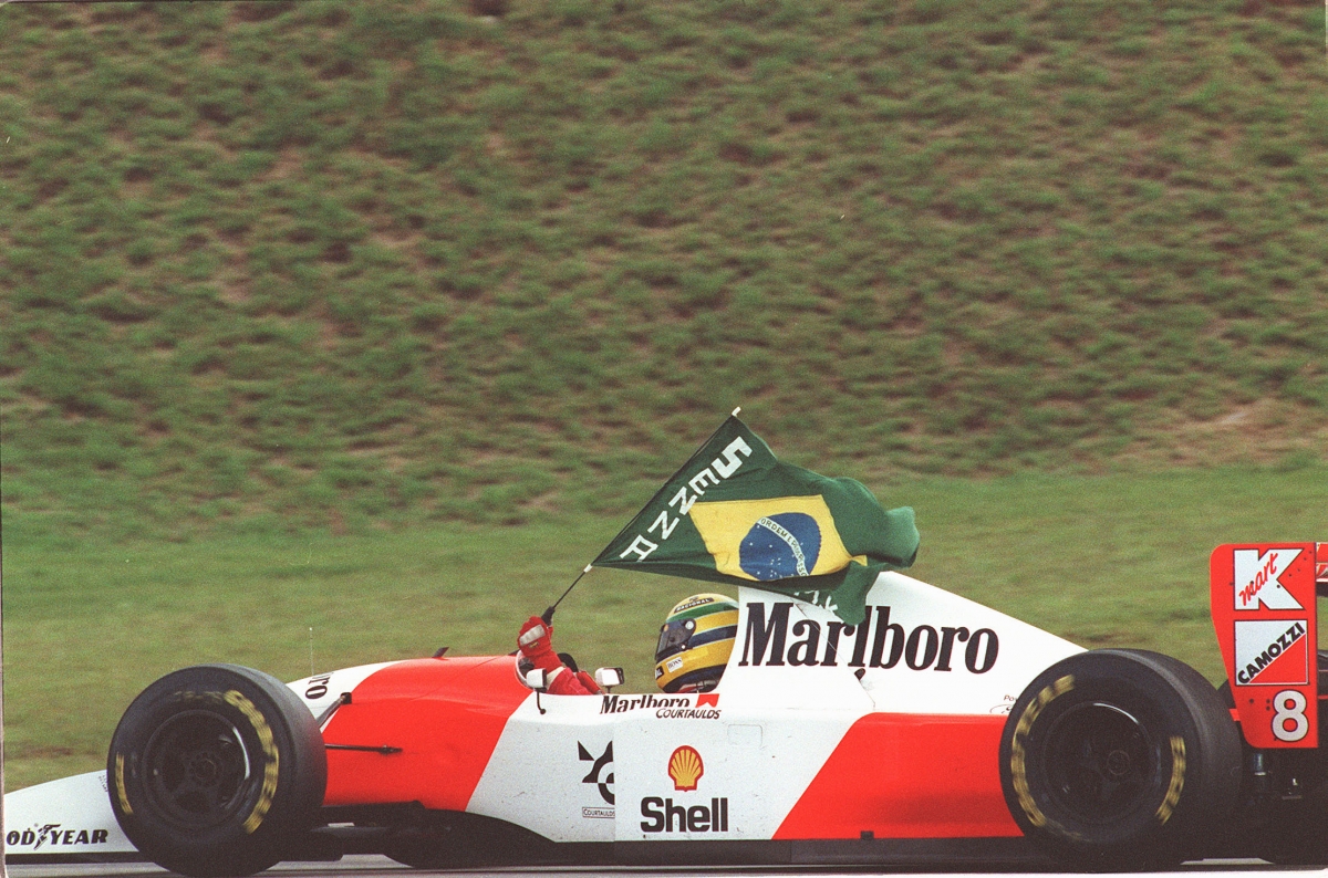 Ayrton Senna em Interlagos