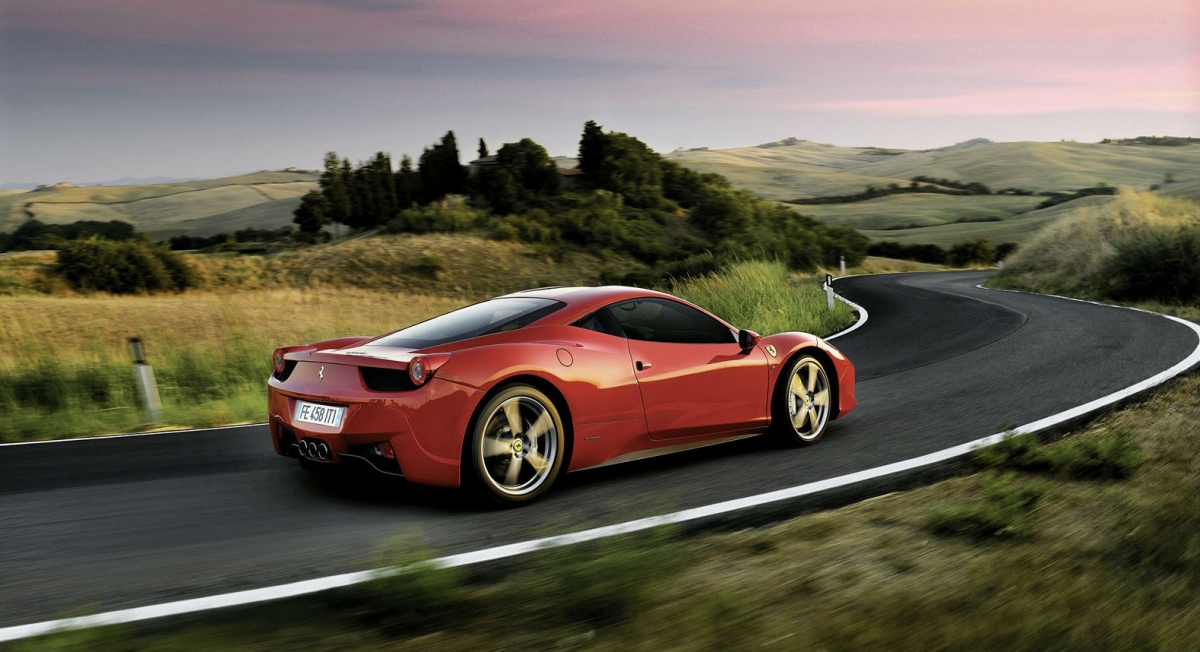 aluguel de supercarros Ferrari 458 Italia