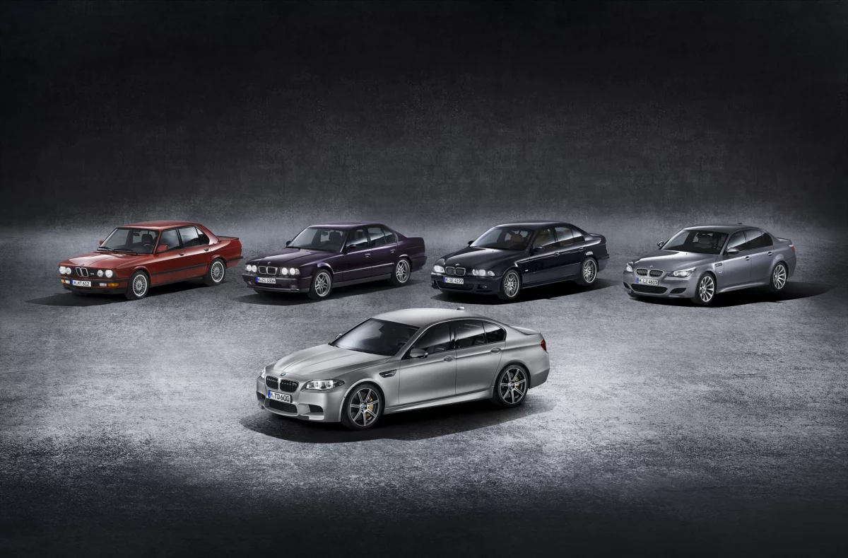 BMW M5 lineup